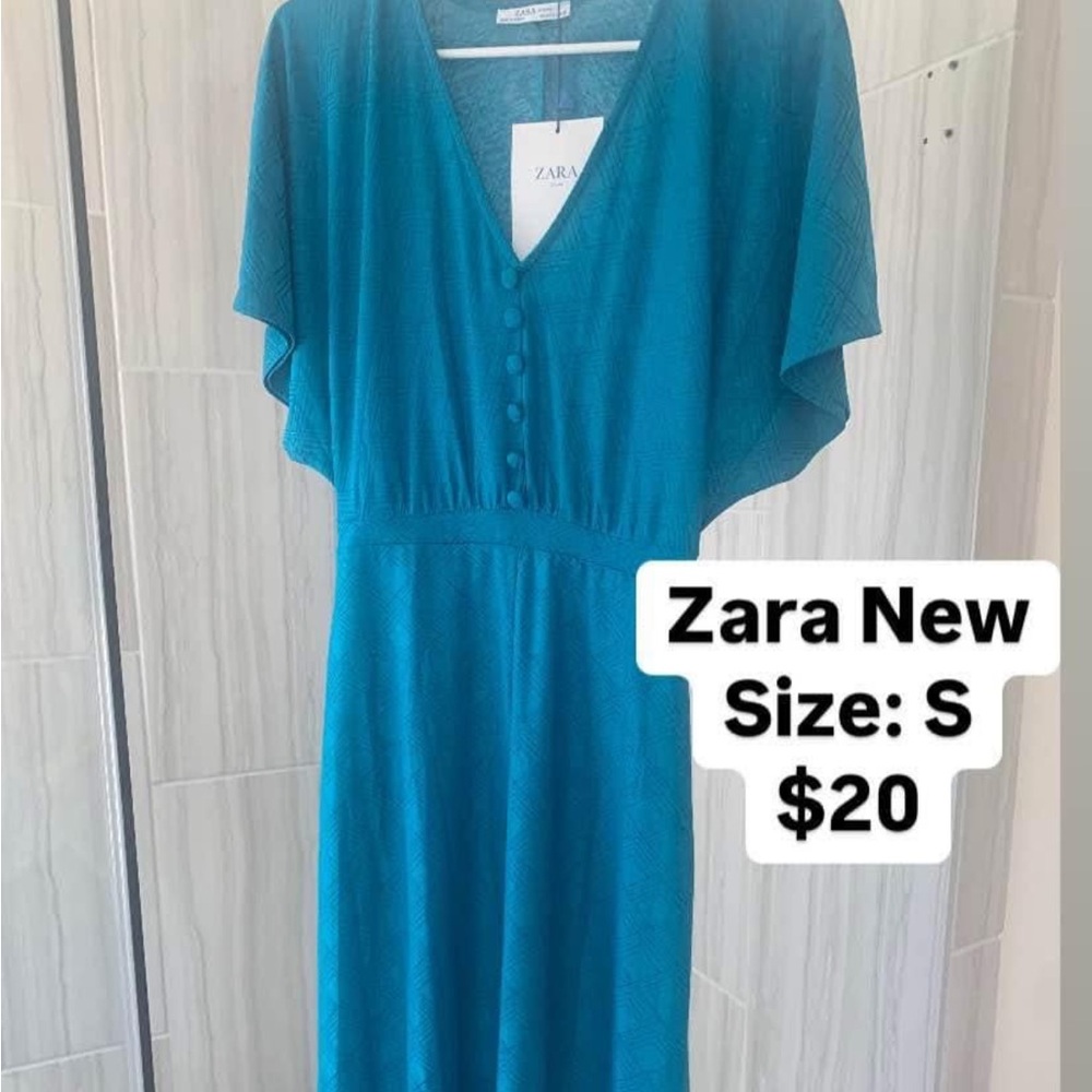 Zara Teal Maxi Dress